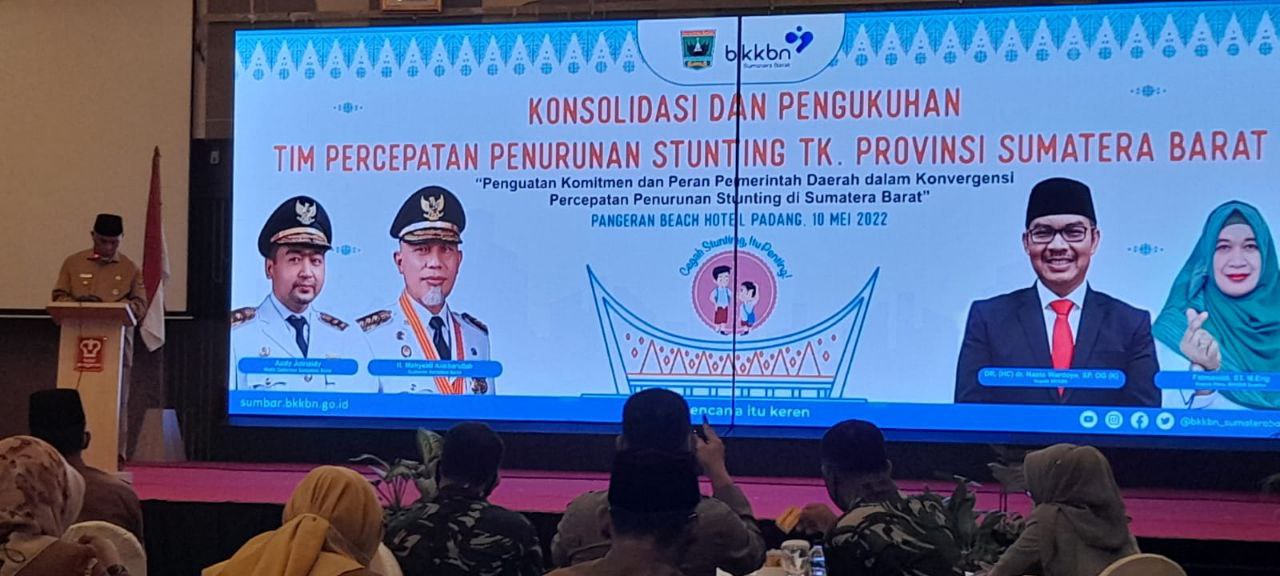 Konsolisasi dan Pengukuhan Tim Percepatan Penurunan Stunting Tingkat Provinsi Sumatera Barat